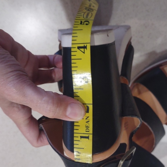 Kork Ease Genuine Leather Heeled Sandals Size 10 Medium EUC - Picture 13 of 16